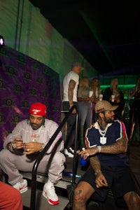 a man sitting on a chair