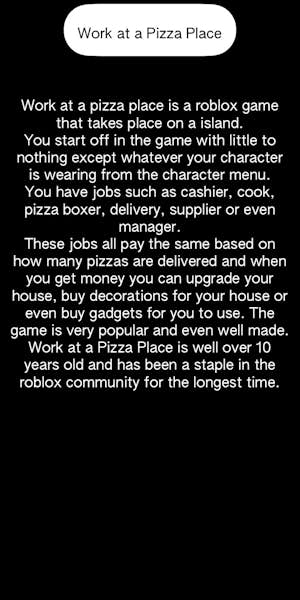 Work At A Pizza Place Kblocks - roblox work at a pizza place best way to get money