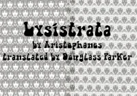 lysistrata by aristophanes translated by daniel parker