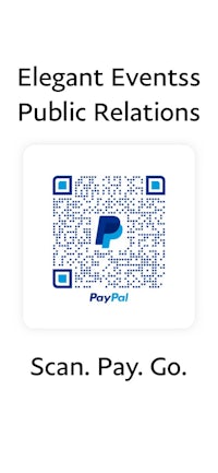 elegant events public relations qr code