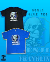 benjamin franklin blue tee