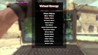 a screenshot of the virtual energy menu in call of duty