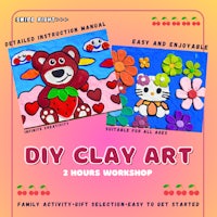 diy clay art 2 hours workshop