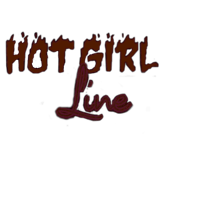 hot girl line logo