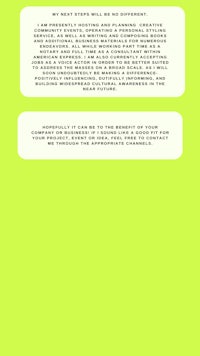 a yellow background with text on it