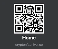 a qr code with the words home on it
