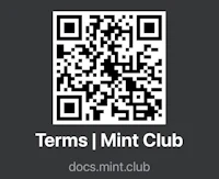 a qr code with the words terms & mint club