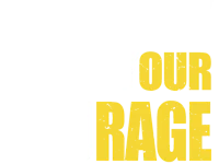 our rage logo on a white background