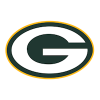 the green bay packers logo on a black background