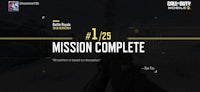 a screenshot of call of duty 4 mission complete