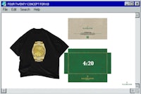 a screen shot of a t - shirt and a t - shirt