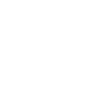 a white logo with the word am on it