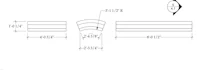 a drawing showing the dimensions of a chair