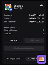 chrome id creator screenshot