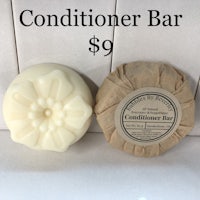 a bar of soap with the words conditioner bar