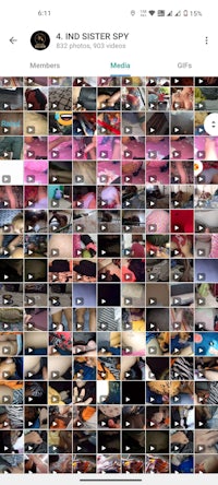 a picture of a group of people on a phone