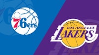 philadelphia 76ers vs los angeles lakers