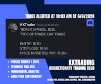a trade alert for kyttrading