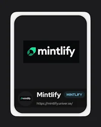 the logo for mintfy on a black background