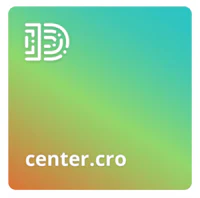 center cro logo on a colorful background