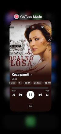 youtube music player - screenshot