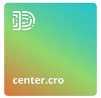 center cro logo on a colorful background