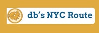 db's nyc route logo on a yellow background
