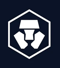 a white hexagon logo on a dark background