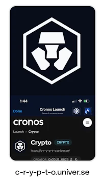 a screenshot of the crypto launch app