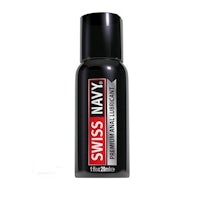 a bottle of swiss deodorant on a white background