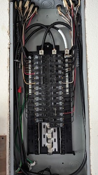 a box with wires and wires in it