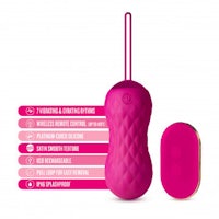 a pink sex toy with instructions on how to use it