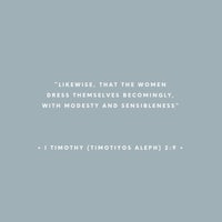 a quote from timothy alexander that says women should dress themselves with modesty and benevolence