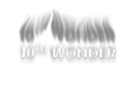 the logo for 10th wonderr on a black background