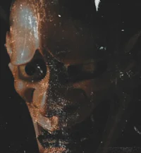 an image of a man with a mask on his face