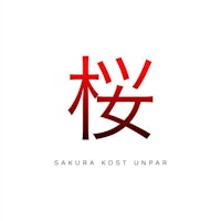 the logo for sakura kost unpar