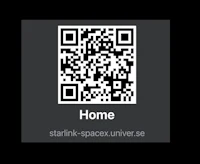 a qr code with the word home on it