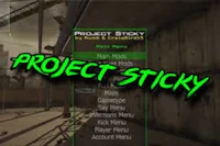 a screenshot of the project sticky menu