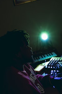 a man with dreadlocks