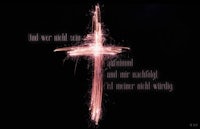 a cross with a sparkler in the middle of it