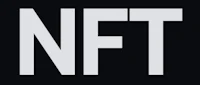 the nft logo on a black background