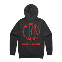 a black hoodie with the words'chains from nothing'on it