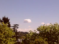 a cloud in the sky