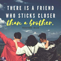 there is a friend who sticks closer than a brother