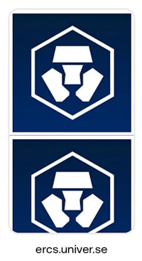 ercsuniverse logos on a blue background
