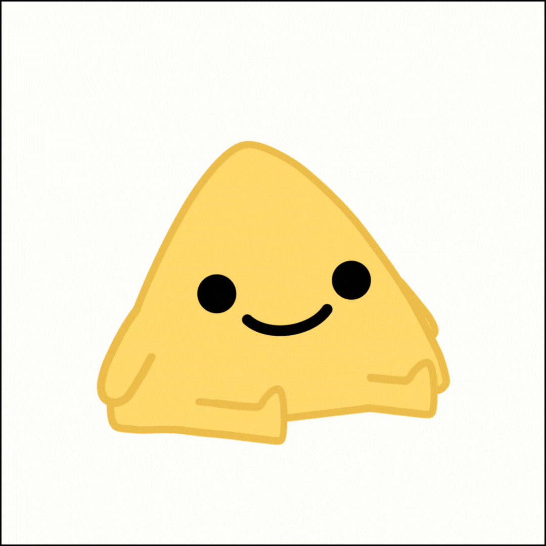 Cartoon tortilla chips in various poses