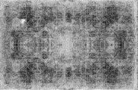 a black and white image of a rug
