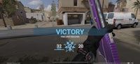 a screenshot of a game with the word victory on it