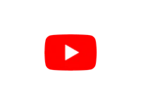 the youtube logo on a black background