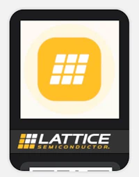 lattice semiconductor logo square sticker